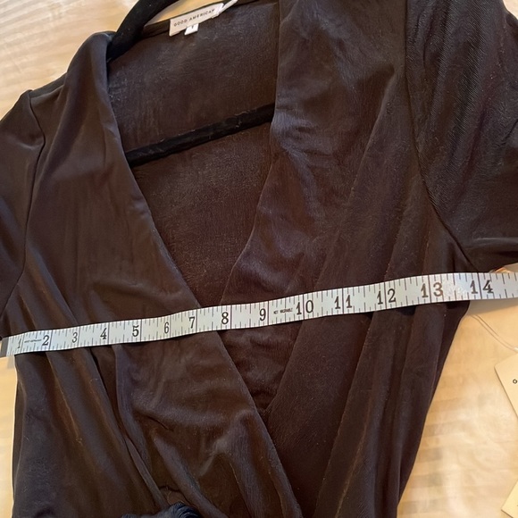 Good American Shimmer Wrap Dress - Picture 7 of 8